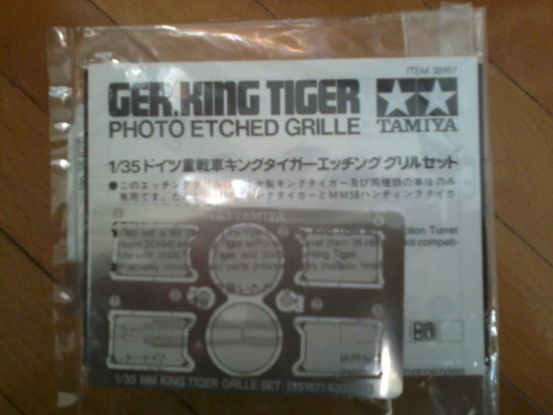 1:35 King Tiger Grillrács 1300ft