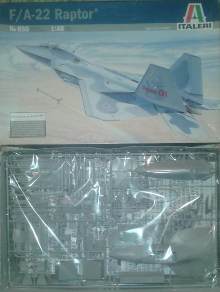 italeri f/a-22 1:48 7500ft