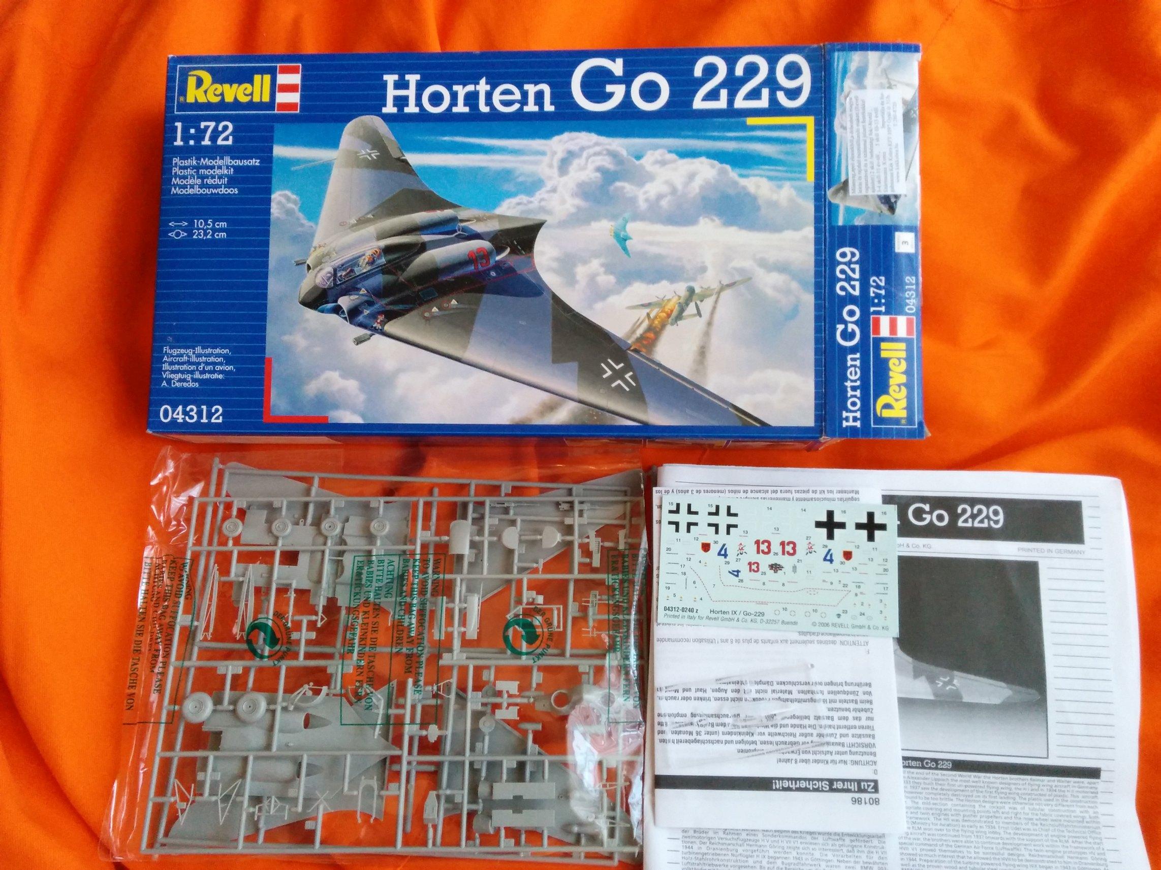 Horten Go-229 Revell 1-72 3500Ft