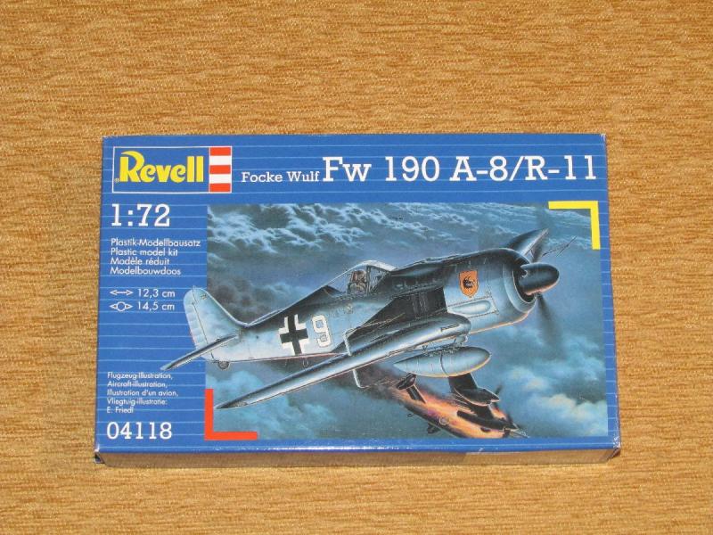 Revell 1_72 Focke Wulf Fw 190 A-8_R-11 makett