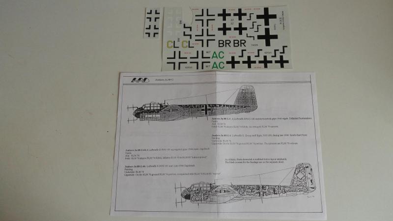 Ju-88 matrica - 1-48- 1500