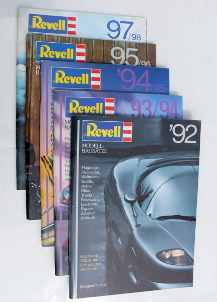 Revell katalógus 1992, 1993, 1994, 1995, 1997