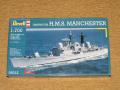 Revell 1_700 Destroyer H.M.S. Manchester makett