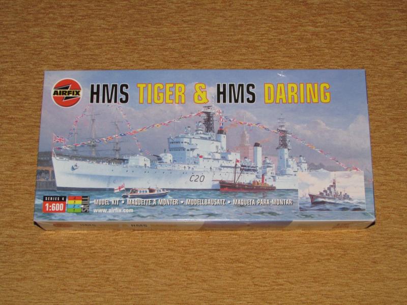 Airfix 1_600 HMS Tiger & HMS Daring makett készlet