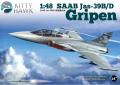 1/48 Kittyhawk JAS-39B/D Gripen - 11.000,-
