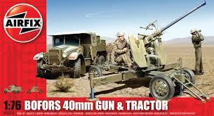AIRFIX 40gun& tractor 3000ft