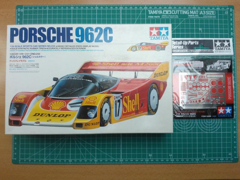 Porsche 962C + Tamiya fotómaratás