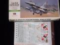 1.72 Hasegawa F-16A+Isradecals F-16A-B matrica 5000Ft