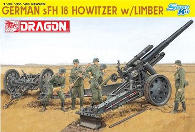 Dragon sFH 18 15cm howitzer 1-35 6392