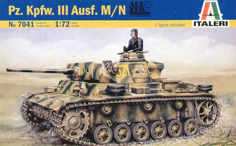 Pz.Kpfw. III Ausf. M/N; 1 tankos figurával