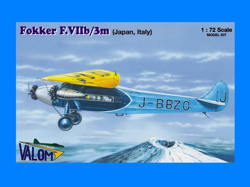 Fokker F.VIIb-3m  Japanese & Italian marking

1:72 7200fT