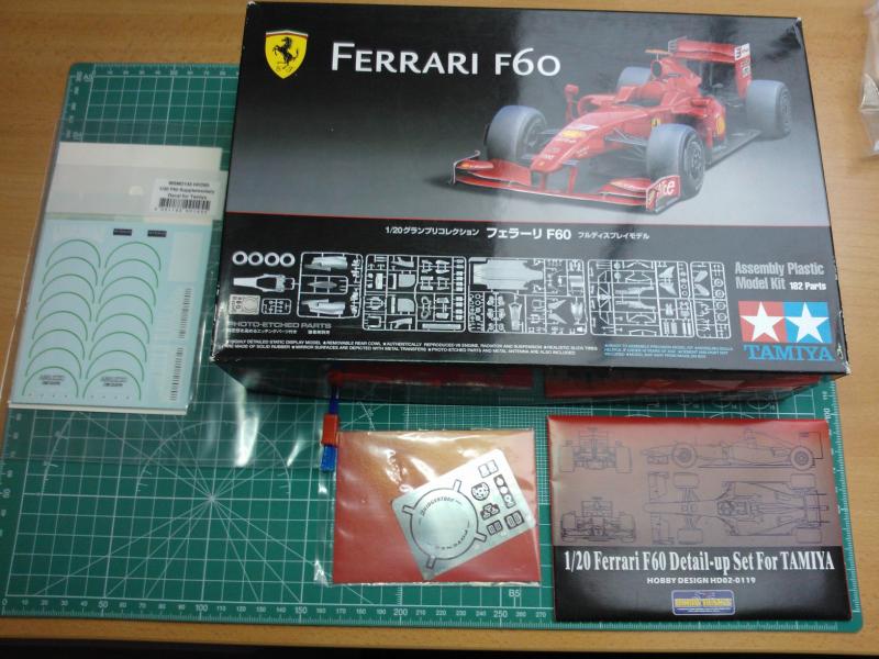 Tamiya 1/20 Ferrari F60 makett