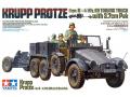 Tamiya 35259 Krupp Protze 1 ton (6x4) Kfz. 69 Towing Truck with 3.7cm Pak 7000.-Ft