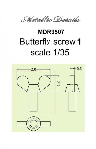 MDR3507 Butterfly screw 1