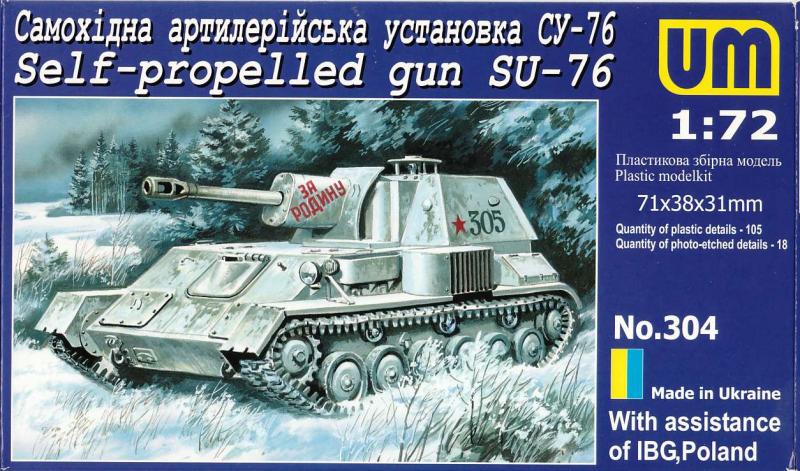 SU-76 Soviet SP Gun (zárt küzdőterü); maratás