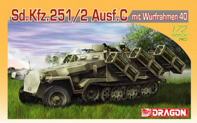 Sd.Kfz.251/2 Ausf.C mit Wurfrahmen 40; maratással