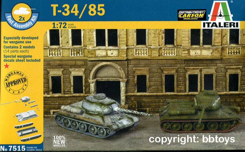 T-34/85; 2 készlet van a dobozban