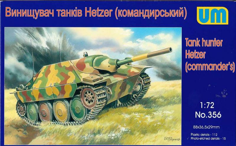 Tank hunter Hetzer (commander