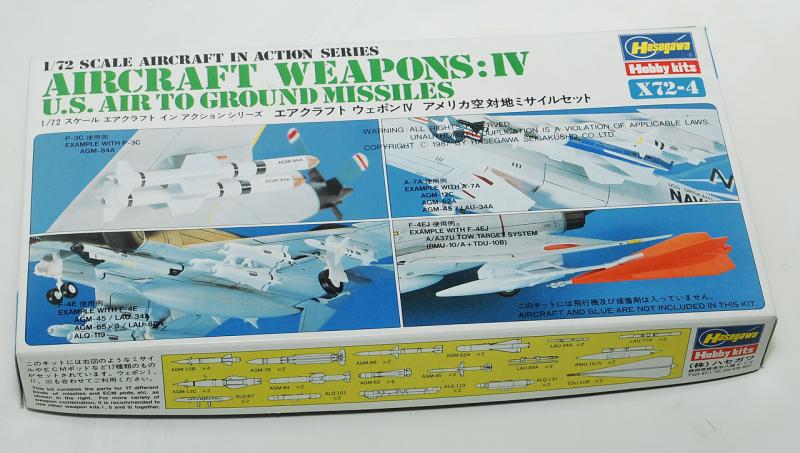 1/72 Hasegawa Aircraft Weapons IV