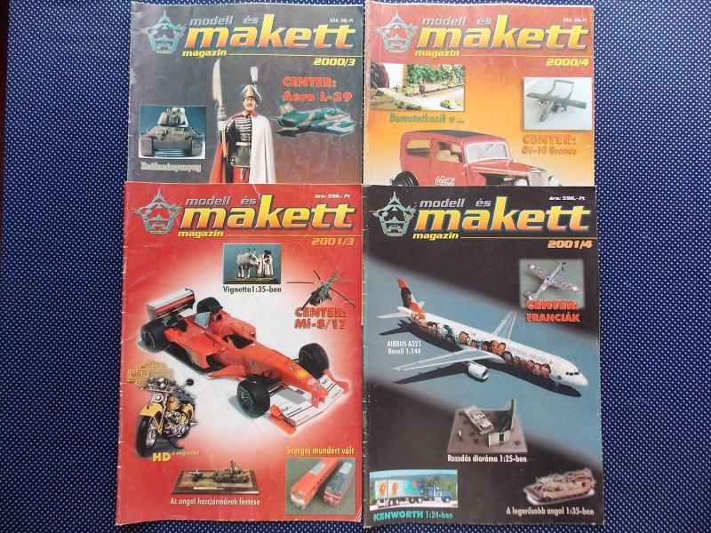 Modell és Makett 2000/3/4, 2001/3/4
