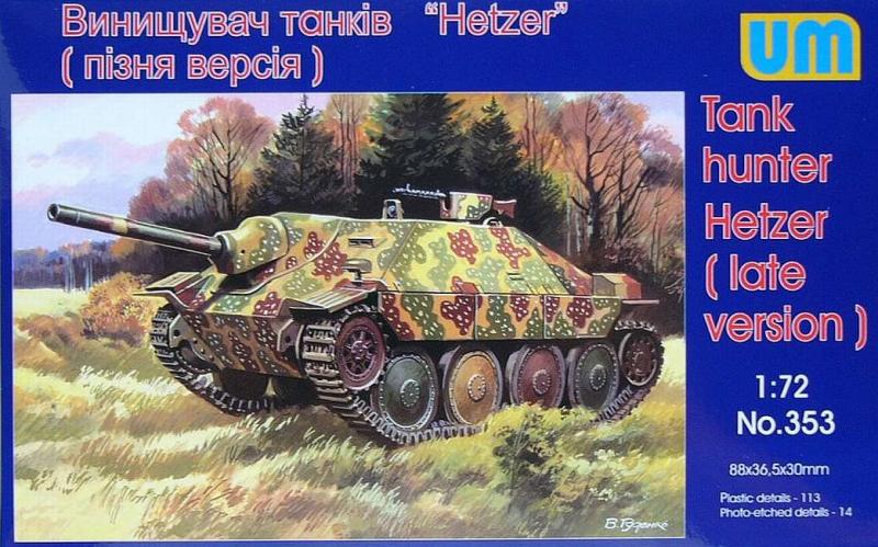 Tank hunter Hetzer late version; maratással