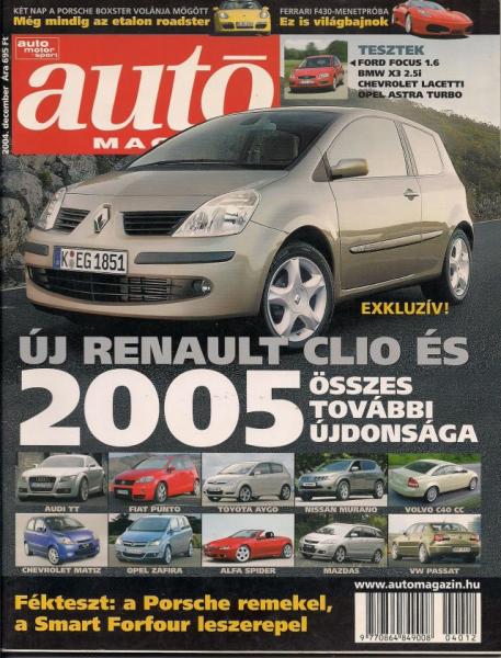 auto2004 1000Ft

Többféle autós magazin, teljes évfolyamok, évfolyamonként 1000Ft