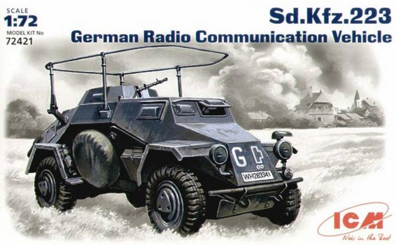 Sd.Kfz. 223 Radio Communication Vehicle; maratással