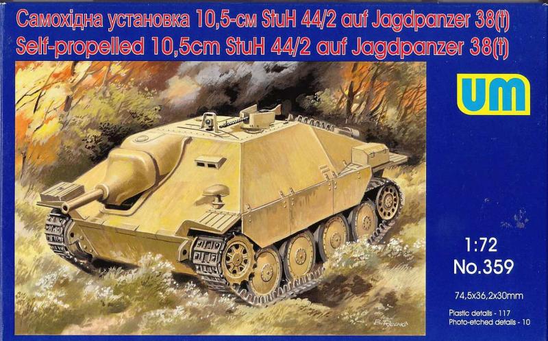 Self-propelled 10,5cm StuH 44/2 auf Jagdpanzer 38(t); maratással