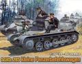 Sd.Kfz. 265 kleine Panzerbefehlswagen; maratással, 4 figurával