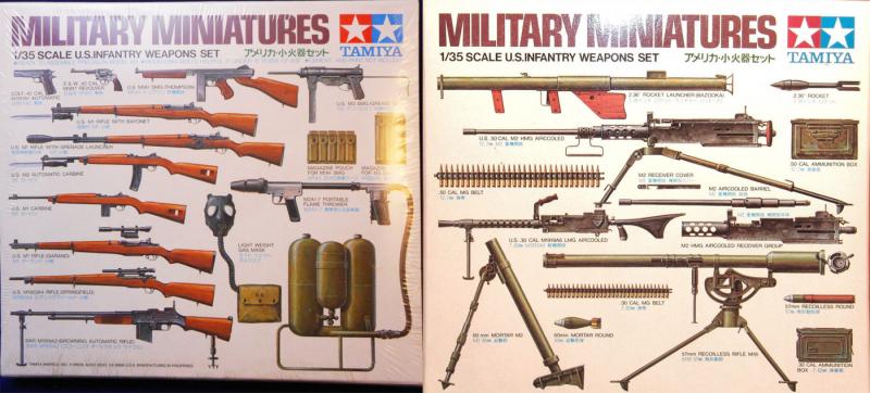 U.S. Infantry Weapons Set