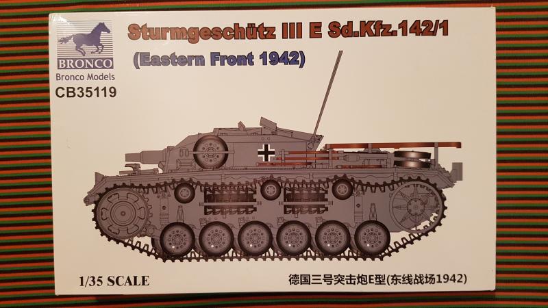 Bronco CB35119 Stug III Ausf E SdKfz 142-1  8,000.- Ft
