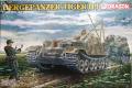 Dragon 6226 Bergepanzer Tiger (P); maratás, fém vontatókábel, fém láncok