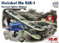 Heinkel He 51A German fighter-Biplane ICM 72193