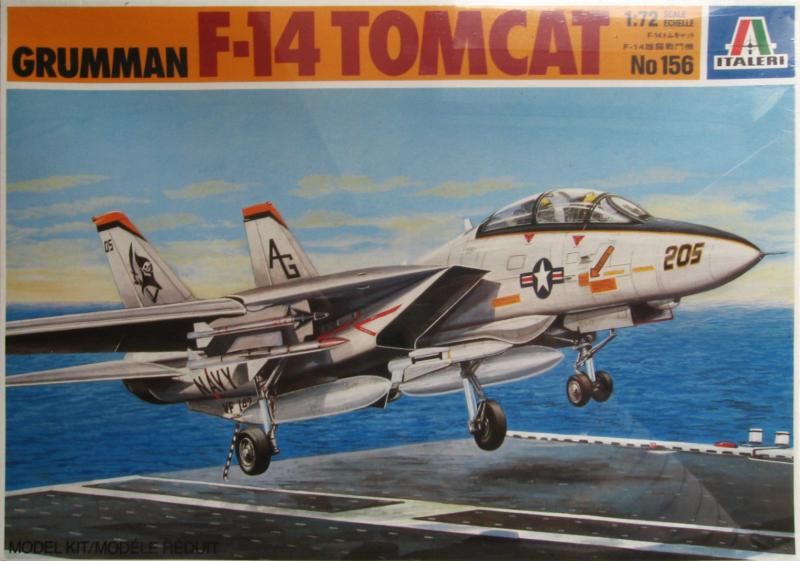 Grumman F-14 A Tomcat; csak a 105-ös géphez van matrica Italeri 156