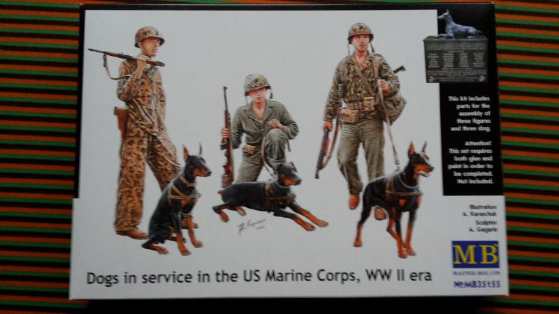 Master Box 35155 Dogs in service in the US Marine Corps   2,500.- Ft