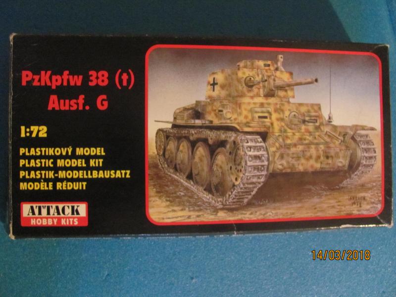 PzKpfw 38 (t) Ausf. G. - Attack - 2000 

PzKpfw 38 (t) Ausf. G. - Attack Hobby Kits 1/72 - 2000  HUF