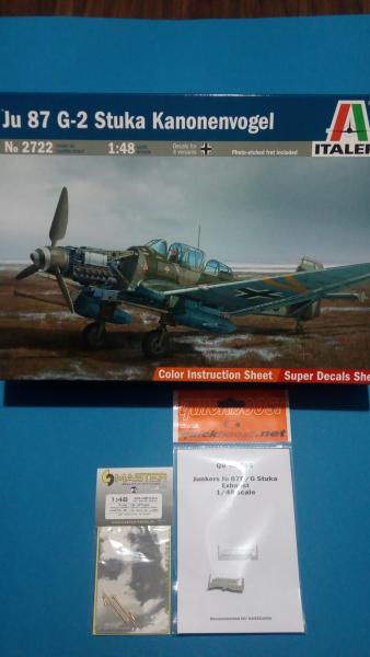 Ju-87 kanonenvogel 

Original. + Quickboost Exthaus, + Master Model FLAK Gun set. 10,000,-Ft