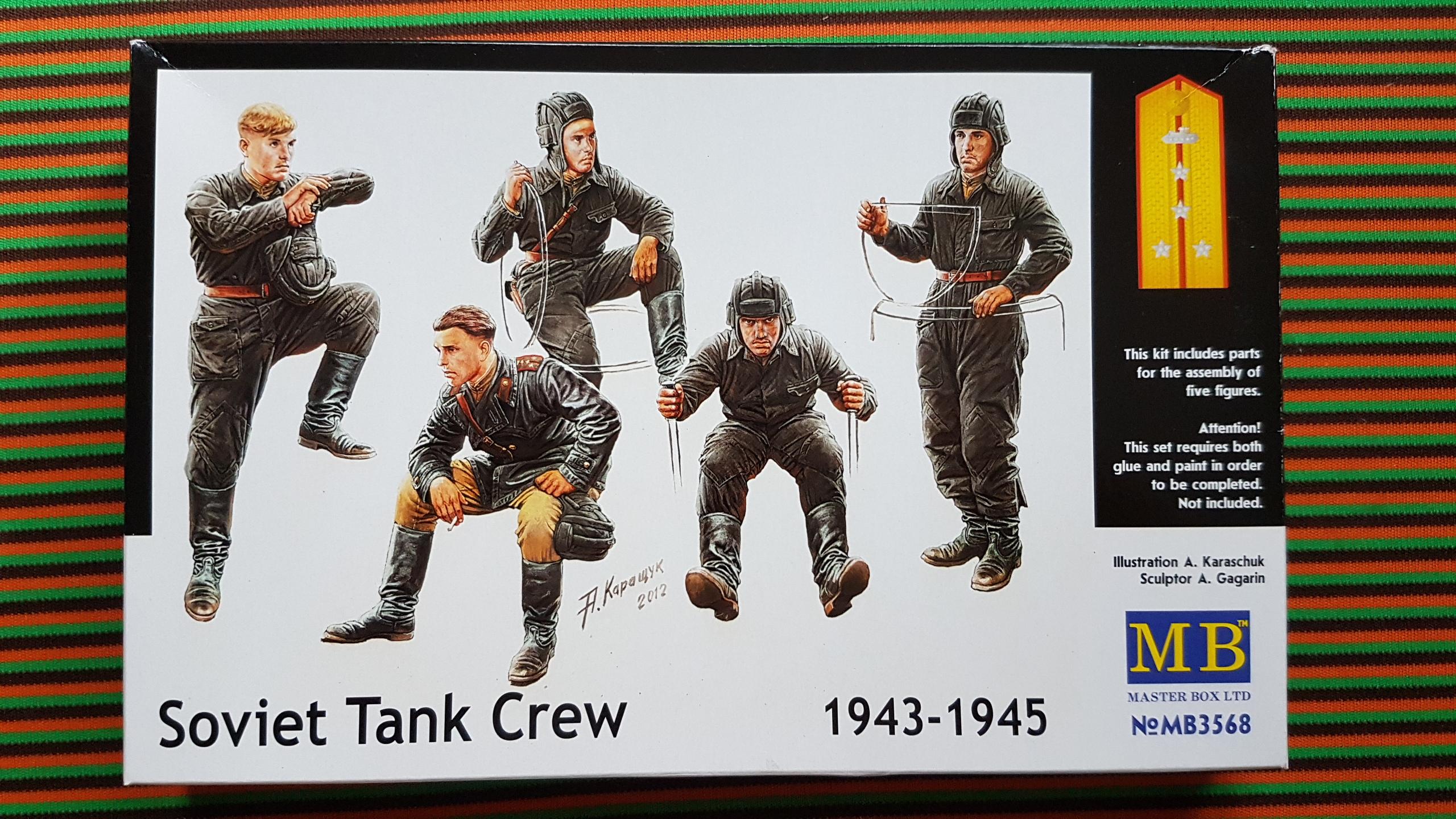 Master Box 3568 Soviet Tank Crew 1943-1945  2000.- Ft