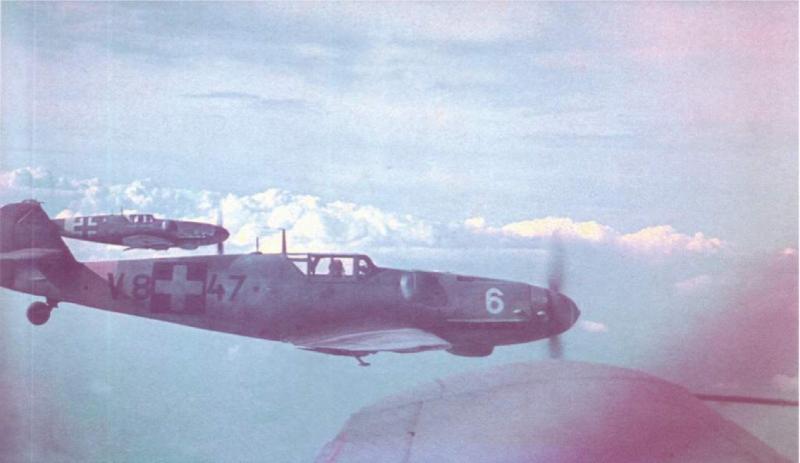 Bf 109 G-6 W.Nr. 95 417 Fehér 6, V8+47, Lt. Pál Bélaváry, 101_3 Vadaszszázad, Veszprém, August 1944_8442430492_12bdeb6838_o