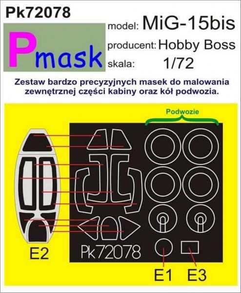 Pmask Pk72078 MiG-15bis