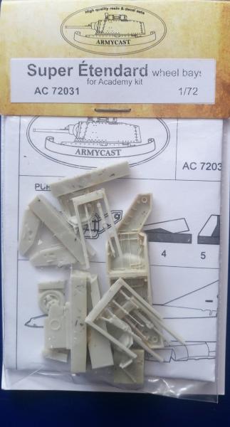 ArmyCast AC72-031 Super Etendard Wheel bay