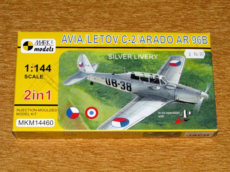 MARK I. Models 1_144 Avia_Letov C-2_Arado Ar 96B Silver Livery Két makett egy dobozban 3.600.-