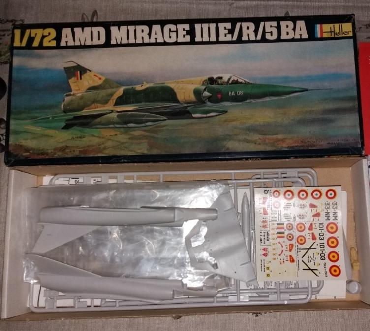 Heller Mirage III E/R/5 + gyanta ülés 2600FT