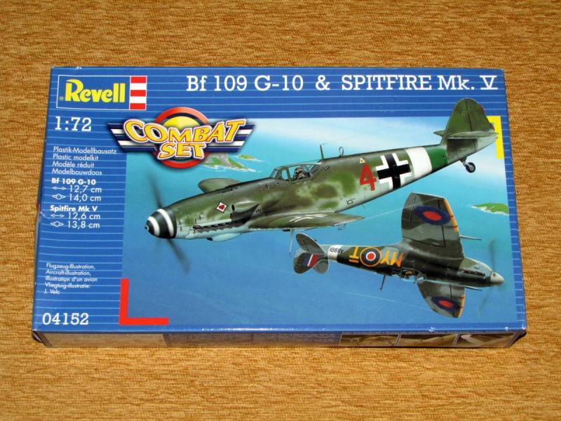 Revell 1_72 Bf 109 G-10 & Spitfire Mk.V Combat Set 3.800.-