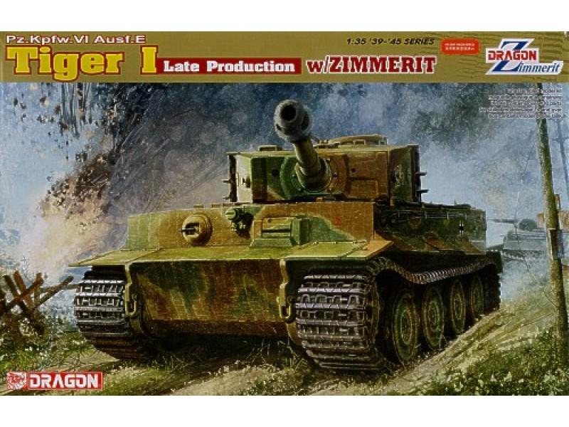 Dragon 6383 Tiger I Late Production w/Zimmerit   11,000.- Ft