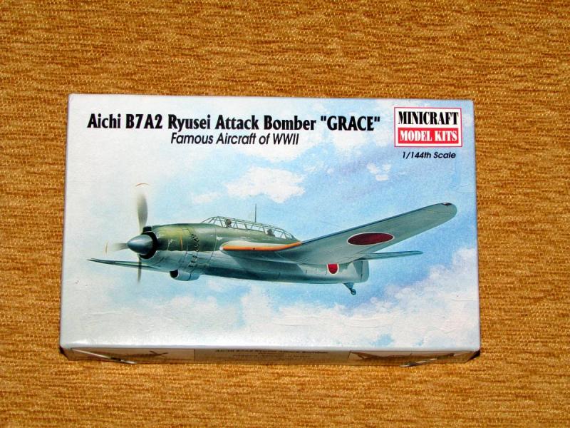 Minicraft 1_144 Aichi B7A2 Ryusei Attack Bomber Grace 1.200.-