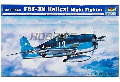 Trumpeter-1-32-F6F-3N-Hellcat-Night-Fighter-Plastic-Model