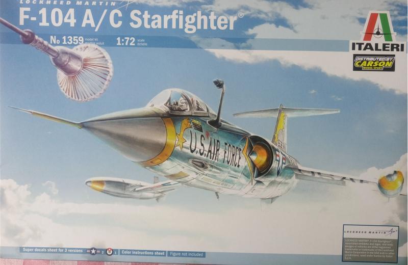 Italeri 1359 F-104 A-C Starfighter