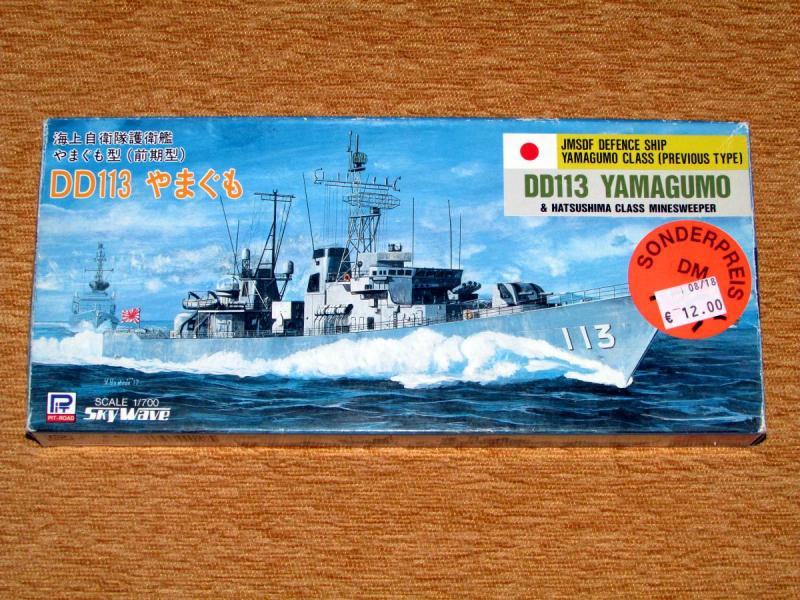 Pit-Road Skywave 1_700 DD113 Yamagumo & Hatsushima Class Minesweeper Két makett egy dobozban 5.100.-