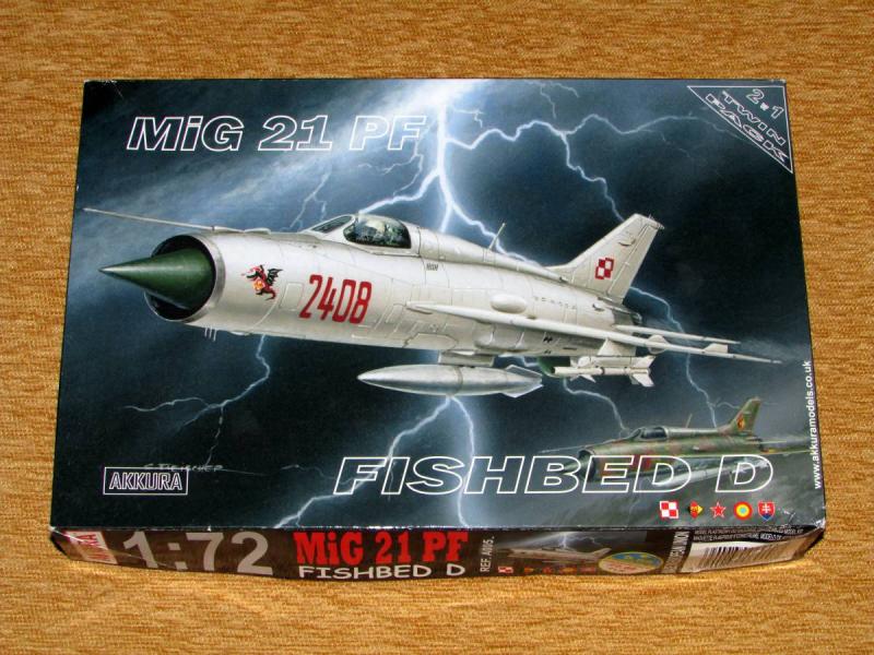 Akkura 1_72 MiG 21 PF Fishbed D Két makett egy dobozban 3.900.-